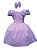 Vestido Luxo Maysa Lilás Tam.GG (8-10 Anos) - Imagem 1