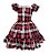 Vestido Xadrez Vermelho e Preto Tam.4-5  Anos - Imagem 1
