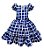 Vestido Xadrez Azul Tam.2-3 Anos - Imagem 2