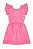 Vestido Anarruga Babado Rosa Tam.6 - Imagem 1