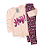 Conjunto Infantil Meia Estação Feminino Rosa Tam.10 - Imagem 2