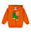 Conjunto Moletom Peluciado T-Rex Laranja Tam.6 - Imagem 3