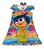 Vestido Divertidamente 2 A Tam.8-10 Anos - Imagem 1