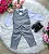 Conjunto Social Encanto Edu Colete Alfaiataria Cinza - Imagem 1