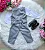 Conjunto Social Encanto Edu Colete Alfaiataria Cinza - Imagem 4