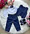 Conjunto Social Encanto Edu Colete Alfaiataria Azul Marinho - Imagem 2