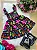 Vestido Encanto Modinha Preto Tropical - Imagem 1