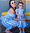 Vestido Encanto Mãe e Filha Manuzinha Listrado - Imagem 1