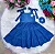 Vestido Encanto Mãe e Filha Manuzinha Jeans Flor - Imagem 2