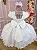 Vestido Luxo Encanto Pérola Branco - Imagem 2