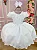 Vestido Luxo Encanto Pérola Branco - Imagem 1