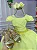 Vestido Luxo Encanto Pérola Amarelo Candy - Imagem 4