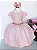 Vestido Luxo Encanto Pérola Salmão - Imagem 1
