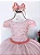 Vestido Luxo Encanto Pérola Salmão - Imagem 3
