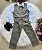 Conjunto Social Encanto Edu Colete Verde Militar - Imagem 1