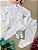 Conjunto Social Encanto Oxford Colete Branco - Imagem 1
