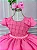 Vestido Luxo Encanto Pérola Rosa Chiclete - Imagem 2