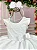 Vestido Luxo Encanto Kau Laços Branco - Imagem 3