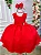 Vestido Luxo Encanto Kau Laços Vermelho - Imagem 1