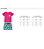 Conjunto Infantil Feminino Flores Tam.6 - Imagem 6