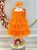 Vestido Festa Encanto Blitz Laranja - Imagem 1
