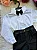 Conjunto Social Encanto Linho Branco e Preto - Imagem 3