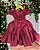 Vestido Encanto Florzinha Julia Marsala - Imagem 2