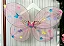 Asa de Borboleta Fadinha Infantil Rosa - Imagem 2
