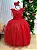 Vestido Luxo Encanto Longo Vermelho - Imagem 1