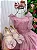 Vestido Luxo Encanto Longo Rosa Chá - Imagem 6