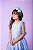 Vestido Luxo Encanto Longo Azul Bebê - Imagem 9