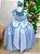 Vestido Luxo Encanto Longo Azul Bebê - Imagem 2