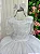 Vestido Luxo Encanto Longo Branco - Imagem 7