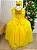 Vestido Luxo Encanto Longo Amarelo - Imagem 4