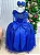 Vestido Luxo Encanto Longo Azul Royal - Imagem 5