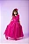 Vestido Luxo Encanto Longo Rosa Pink - Imagem 1