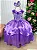 Fantasia Infantil Luxo Rapunzel Longa - Imagem 3