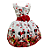 Vestido Luxo Temático Minnie Vermelha K Tam.P (2-3 Anos) - Imagem 1