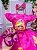 Vestido Luxo Barbie Cinto Laço Pink Tam.12 - Imagem 4