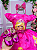 Vestido Luxo Barbie Cinto Laço Pink Tam.12 - Imagem 5