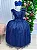 Vestido Luxo Encanto Longo Azul Petróleo - Imagem 4
