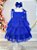 Vestido Festa Encanto Blitz Azul Royal - Imagem 2