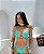 Biquíni Santorini  Azul Turquesa Handmade Collection Empina Bumbum - Imagem 1