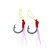Suporte Hook 5/0 Simples com Flash atrativo (2 unidades) - Imagem 2