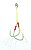 Suporte Hook 4/0 Slow Duplo com Flash atrativo - Imagem 3