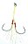 Suporte Hook 4/0 Slow Duplo com Flash atrativo - Imagem 2
