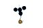 Anteninha Chinu 8 Black Bravos - Imagem 1