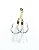 Suporte Hook 9/0 Duplo com Flash Atrativo Glow - Imagem 2
