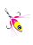 Jig 17g  Suporte Hook Chinu 7 com Flash Atrativo - Imagem 3