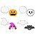 KIT CORTADOR HALLOWEEN MINI (Nº1) - 4PC - Imagem 1